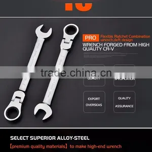 Flexible Combination Wrench Torque Wrench Spanner Ring Hand Tool Craftsman Tools thumbnail-5