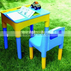 XDT-343+XDY-543 (one Set Selling) Plastic Kid Furniture TABLE CHAIR thumbnail-1