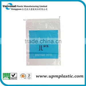 High Quality Biodegradable Disposable Cotton Plastic Drawstring Bag thumbnail-1