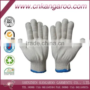 Wholesals White Cotton Knitted Gloves,The Cheapest Labour Gloves thumbnail-1