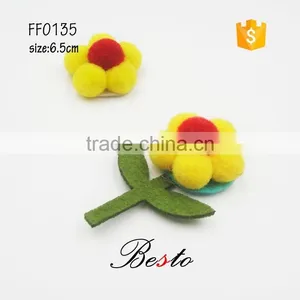 Kids Type and Fur Material Garments Accessories Baby Dress Cloth Fur Flower thumbnail-1
