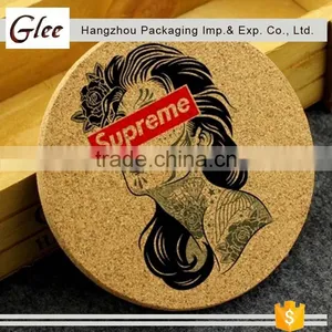 Fahional ,hot-sale Cute Fancy Cheap Blank Cork Coaster / Starbucks Coffee Cup Coaster Mat for Promotion Gifts thumbnail-1