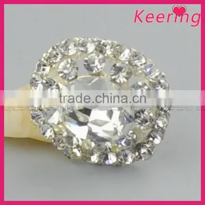 Shiny Bright Alloy Rhinestone Button for Garments WBK- 1492 thumbnail-2