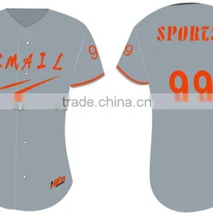 High Quality Wholesale Blank Baseball Jersey thumbnail-1