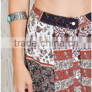 High Quality Printed Hippie African Print Skirts And Dress Kaftan Designs Two Piece Sets thumbnail-5