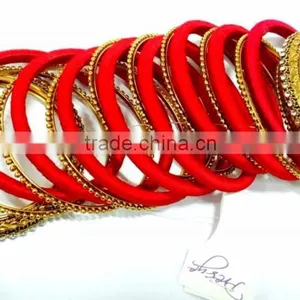 Wholesale Bridal Chura Kangan Bangles, Fancy Indian Bangles Factory Direct Price,Handmade Indian Bridal Jewelry thumbnail-6