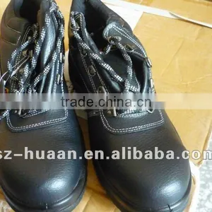 Anti Slip PU+TPU Outsole Cow Leather CE Steel Toe Work Boots thumbnail-5