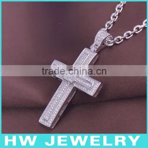 HWMCP1273 Micro Pave Setting Hip Hop Necklaces for Men thumbnail-1