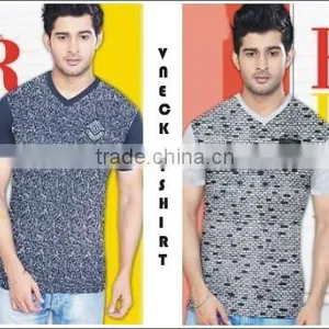 Men Stylish T-Shirt V Neck and 100% Cotton thumbnail-3