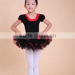2015 New Children Dancing Clothing Tutu Dress Girl Black Swan Ballet Dance Clothes thumbnail-1