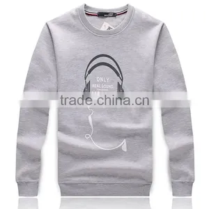 Fashion Round Neck Pullover Custom Wholesale Printing 2016 Thick Warm Fleece Multi-Color Sweatshirt Men thumbnail-1