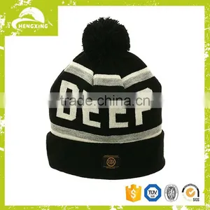 High Quality Wholesale Cheap Custom Knitted Beanies Hat Winter Hat thumbnail-1