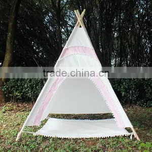 ShiJ Manufacturer Pink Round Door Party Beach Teepee Tipi Tent thumbnail-2