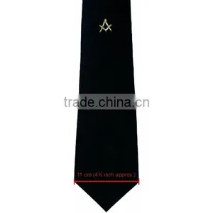 Masonic Tie, Silky Tie, Embroidered Tie thumbnail-1