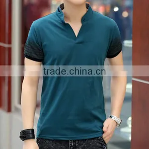 2016 New Design Slim Fit Soft Polyester /cotton Blend Fashion Men Polo Shirt Wholesale thumbnail-3