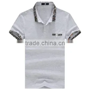 Custom Popular Cheap Soft Men's Stand Collar Cotton Short Sleeve Men T Shirt Camisa Polo Shirts Wholesale thumbnail-1