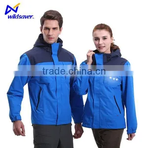 Outdoor Sports Wear Shining Cheap Windbreaker With Led Light thumbnail-1