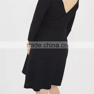2017 Autumn V-neckline Comfortable Office Wear for Pregnant Women thumbnail-5