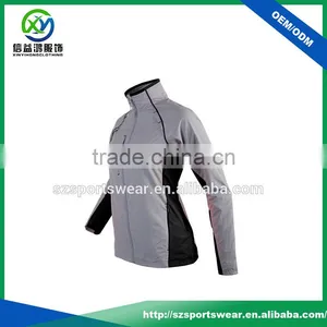 Contrast Color Pullover Windproof 100%Polyester Lady Hoody Jacket thumbnail-1