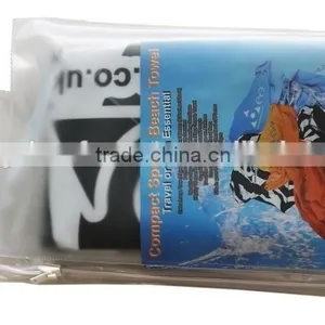 Custom Print Sport Microfiber Towel With Bag thumbnail-1