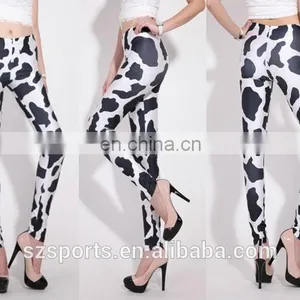 Slimming Leggings, Made of Cotton and Lycra or Spandex High Stretchy Fabric thumbnail-1