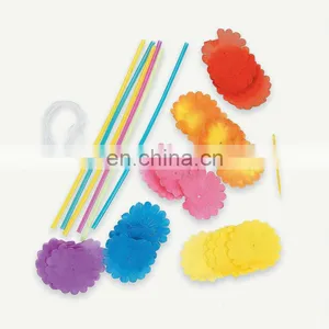DIY Polyester Hawaii Flower Lei Craft Kits for Kids No.299 thumbnail-1