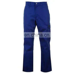 Mens Navy Casual Wear Work Trousers thumbnail-1