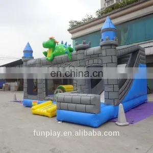 HI 0.55mm PVC Jumping Castle Inflatable Castle House for Kid or Adult for Sale thumbnail-2