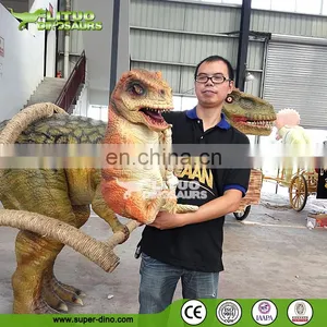 Animatronic Artificial Realistic T-rex Dinosaur Hand Puppets thumbnail-3