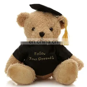 Uniform Stuffed Graduation Teddy Bear Plush Doll Toy for Ceremony Gifts With Glasses thumbnail-6