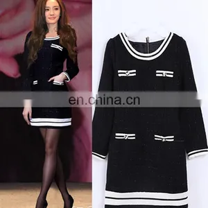 2015 Wool Slim Dress Fashion Dress Girls' Dress Free Prom Dress thumbnail-1