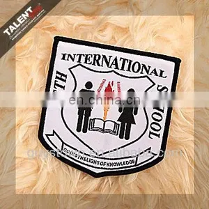 Custom Uniform Logo Woven Badge for School thumbnail-3