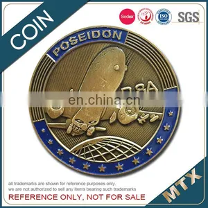 Iron Stamped Soft Enamel Souvenir Coin With Diamond Cut Edge Manufacturer thumbnail-3