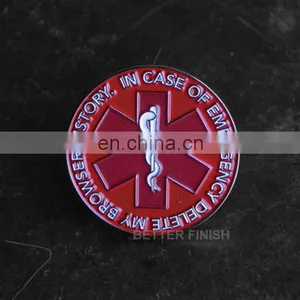 Custom Wholesale Cheap Price Metal Pin Badge in China thumbnail-3