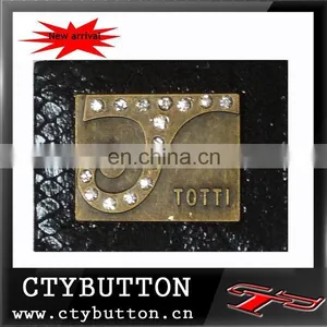 Metal Logo Onside pu Leather Plate for Garment thumbnail-1