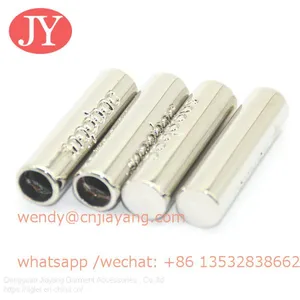 Zinc Alloy Engraved Logo Customized Logo Zinc Alloy Aglets Flat End Aglet thumbnail-4