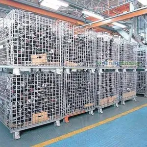 Foldable Heavy-Duty Wire Logistics Box thumbnail-3