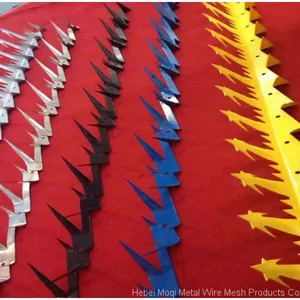 Anti Climb Spikes 2 Rows Barbed Wall Spikes thumbnail-2