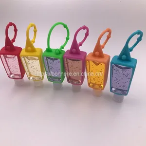 30ml Pocket Hand Gel Instant Waterless Antibacterial Hand Sanitizer Bottle Silicone Holder thumbnail-2
