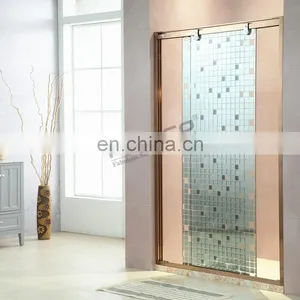 Sliding Glass Shower Screen Doors Sliding Glass Shower Partition thumbnail-3