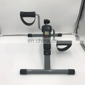 Portable Foldable Fitness Leg Rehab Trainer Home Gym Mini Foot Pedal Exerciser Cycle Exercise Bike thumbnail-4