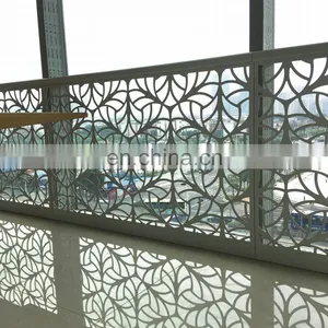 Low Price Perforated Metal Fencing Aluminum Laser Cut Fence Panel For Decoration thumbnail-2