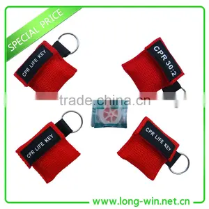 LWC-05 Red CPR Rescue Barrier With Keychain thumbnail-1