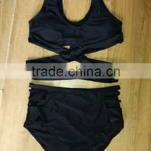 2016 Sexy Push up Straps Women Bikini Swimwear Bathing Suit Bikini With Decorated Bra Quality Choice thumbnail-2