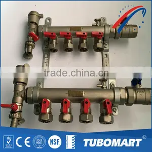 Factory Supply New Design Water Gas Distribution Pex Pipe Manifold With Manual Control Valve thumbnail-1