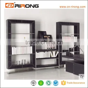HL Series Fashionable Metal Frame Leather Covered Cabinet thumbnail-1