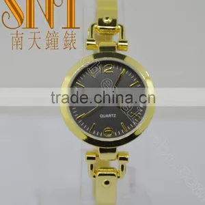 SNT-S2501 Branded Watches for Girl New Branded Watches for Girls Slim Gold Expansion Strap thumbnail-1