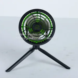 Cross-border Hot Camping Fan Light Tent Wall Hanging Electric Fan Portable USB Charging Small Fan Outdoor Camping Fan（Wechat:13510231336） thumbnail-2