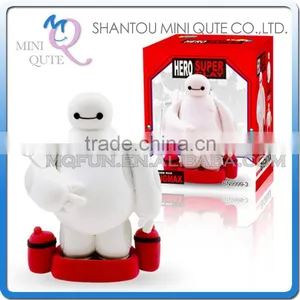 Mini Qute Bonnie Kawaii Big Hero 6 Baymax DIY American Cartoon Model Building Block Plasticine Clay Educational Toy NO.BN9999-3 thumbnail-1