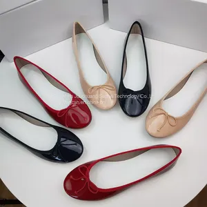New Arrival Lady Hot Selling Beautiful Flat Ballet Woman Comfortable Casual Job Shoes thumbnail-1